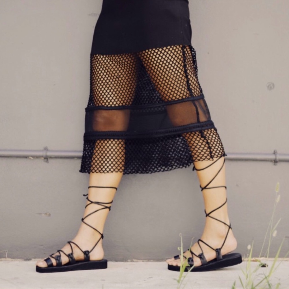 Handmade 100% leather greek sandals